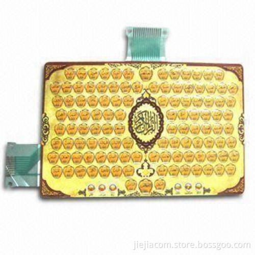 35V 50 to 100-button Multicolor Printing Membrane Switch with Conductive Circuit, Ideal for Toys